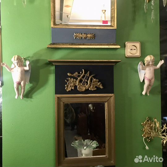 Ангелочки -путти стаиинные к Рождеству 20 в