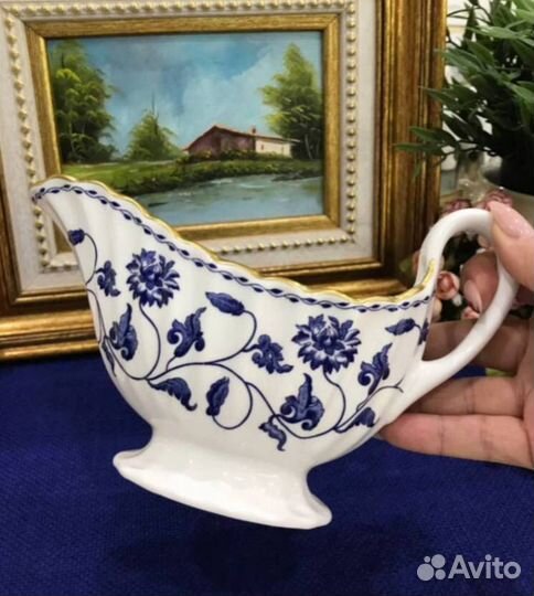 Старинный соусник Spode