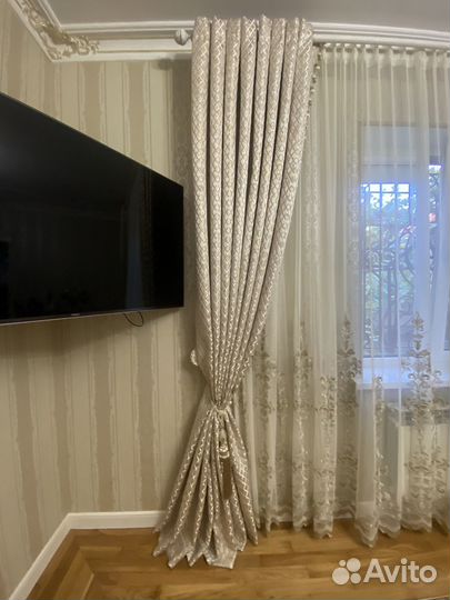 Готовые шторы и тюли бу