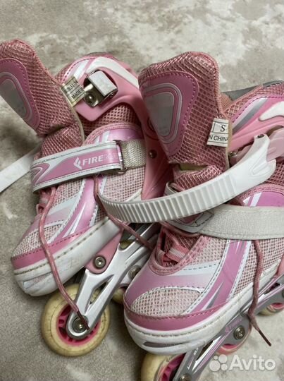 Коньки роликовые раздвижные 31-34