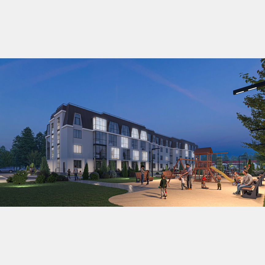 2-к. квартира, 40,5 м², 1/4 эт.