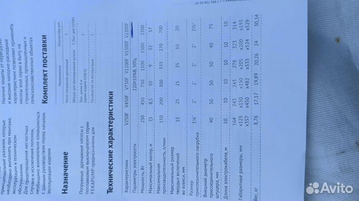 Дренажный насос fekapump