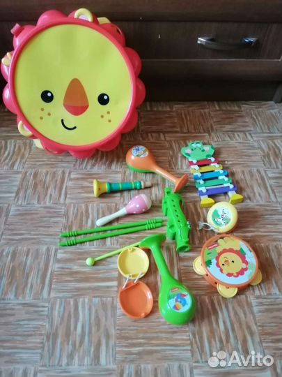 Барабан с музыкальными инструментами Fisher Prise