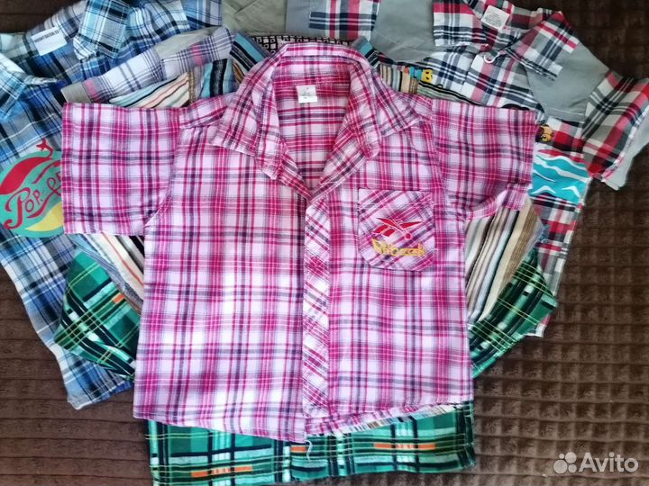 Рубашки для мальчиков пакетом