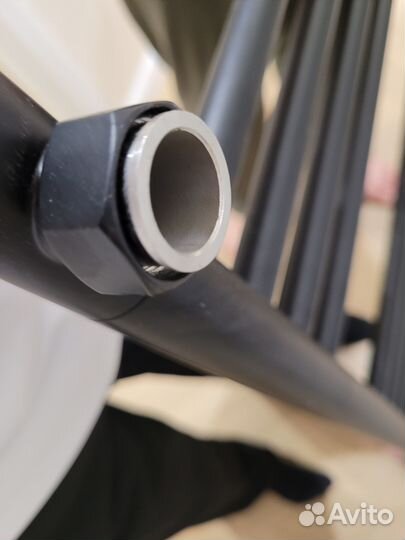 Полотенцесушитель водяной Богема 1000 х 500 чёрный