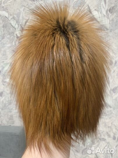 Шапка новая рыжая лиса