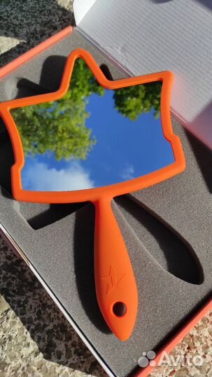 Jeffree star Зеркало Crown Mirror оранжевое