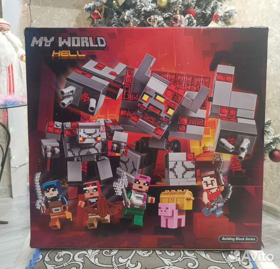 Конструктор Майнкрафт лего аналог