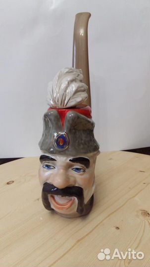 Коллекционная бутылка Казак трубка люлька