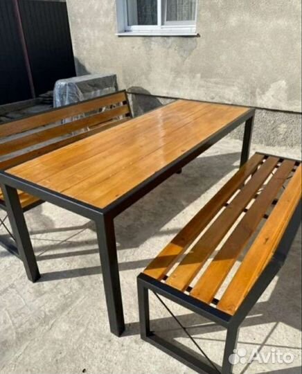 Садовая мебель столы, скамейки, качели, мангалы