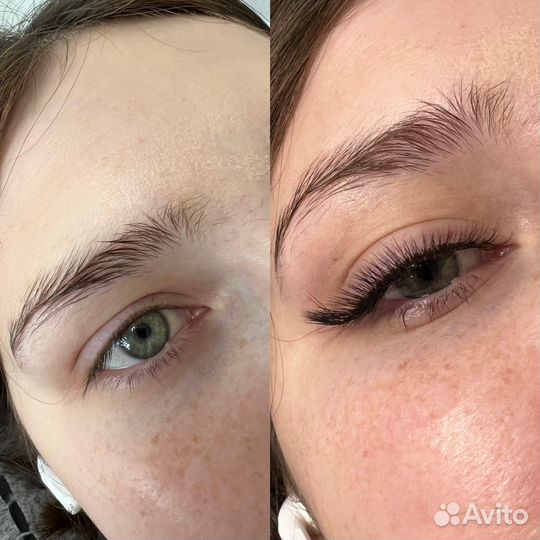 Наращивание, ламинирование ресниц