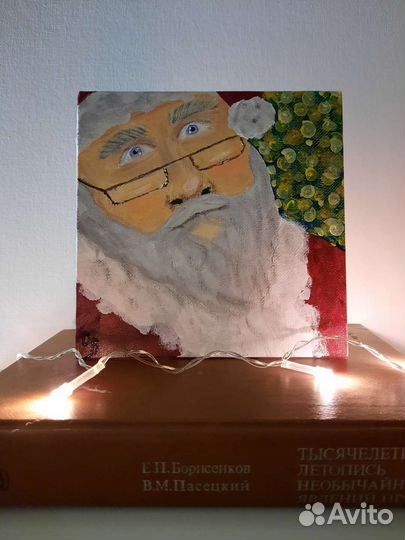 Новогодняя картина Дед Мороз