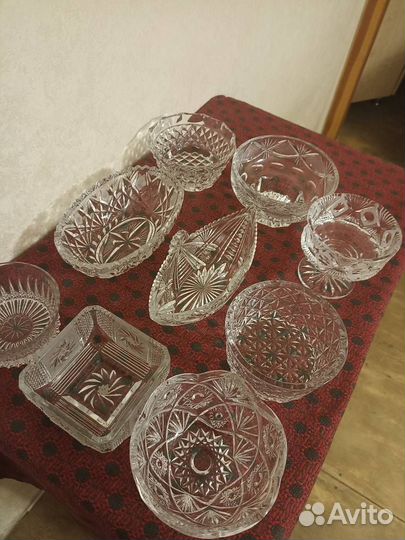 Хрустальная посуда СССР