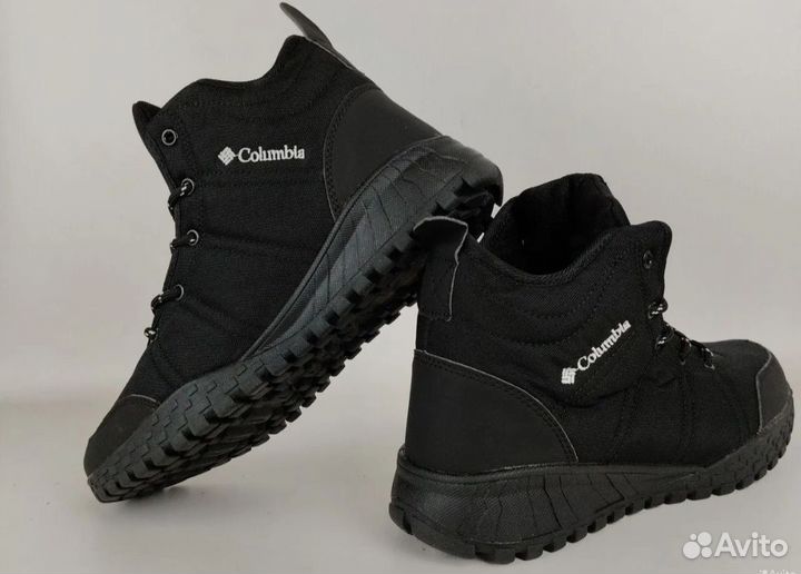 Мужские зимние кроссовки Columbia hter black