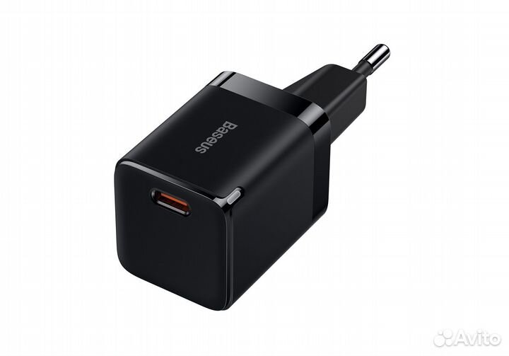 Зарядка на Type-C 30W GAN3 Fast Charger Baseus