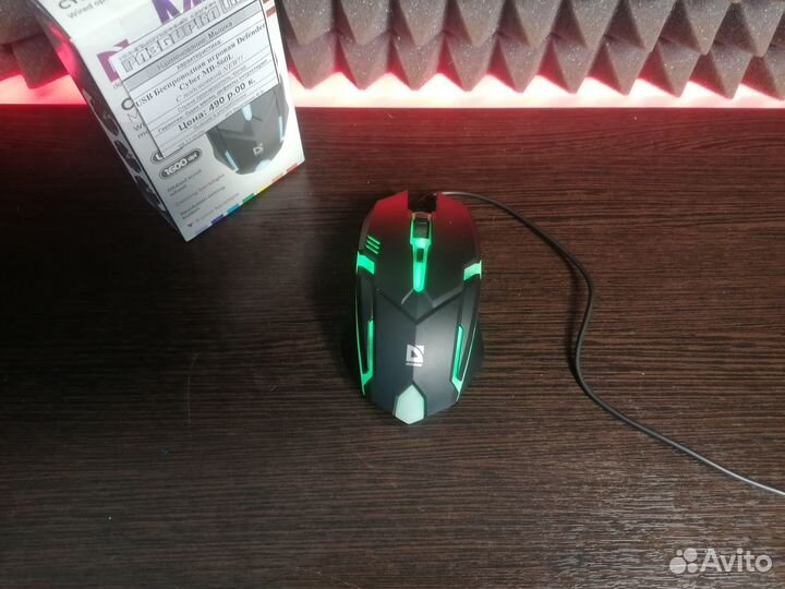 Мышь проводная игровая Defender Cyber MB-560L