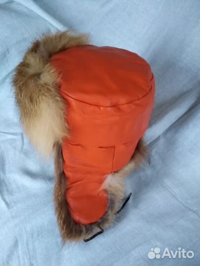 Шапка ушанка лисья