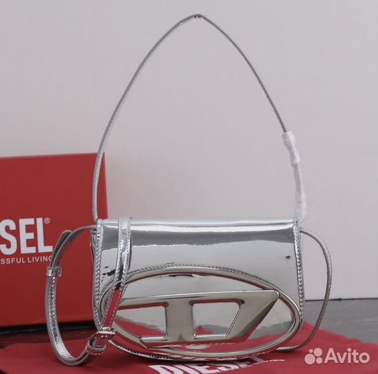 Сумка-тоут diesel silver