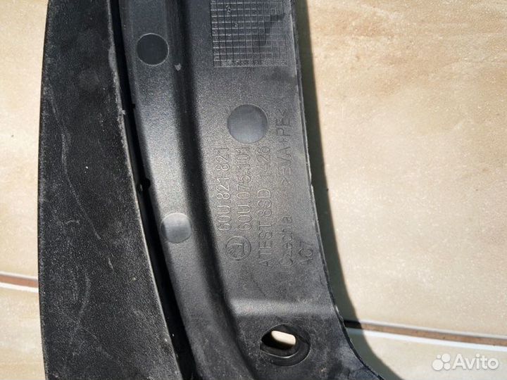 Брызговик задний левый Skoda Rapid 2 С 2020 По