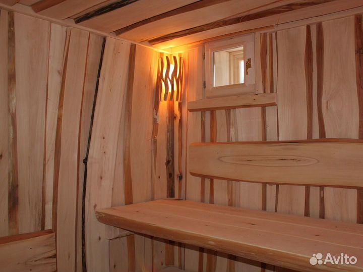 Необрезная доска ольха стеновая для бань