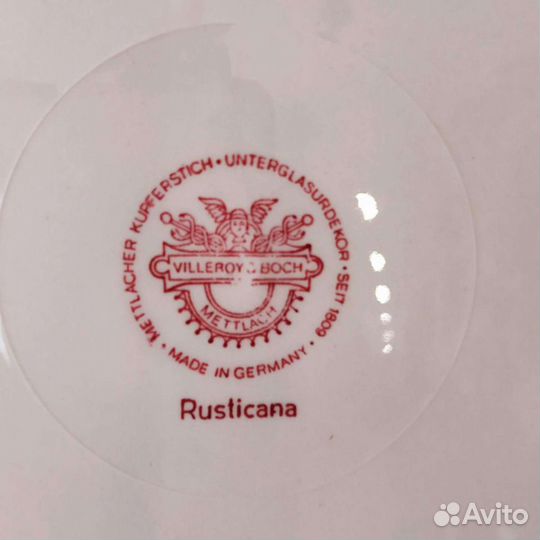 Антиквариат из Европы. Стар блюдо Керамика