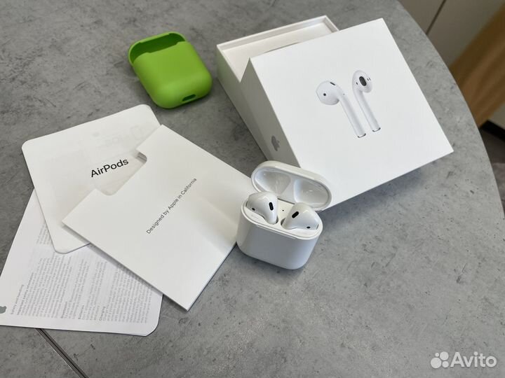 Беспроводные наушники apple airpods 2