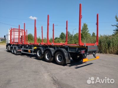 Полуприцеп лесовоз (сортиментовоз) АПС 553604, 2023