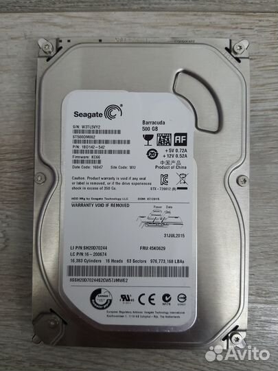 Жесткий диск 3,5 дюйма Seagate