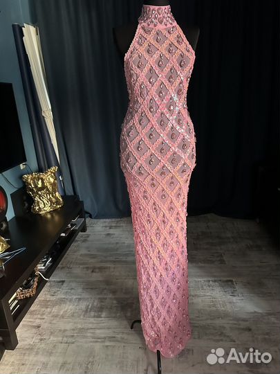 Платье в стразах