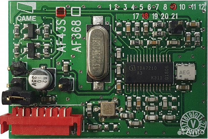 Радиомодуль для автоматических ворот Came 001AF43S