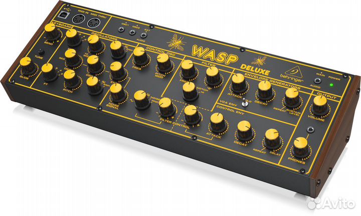Монофонический синтезатор Behringer wasp Deluxe