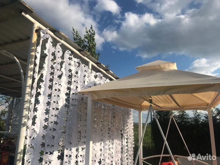 Маскировочная сетка сеть Белая