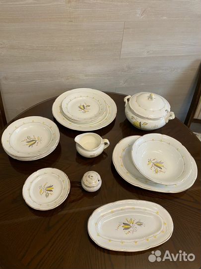 Сервиз столовый зик. Конаково 50-е гг