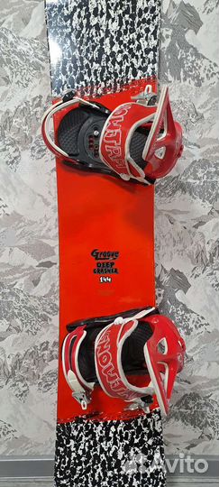 Сноуборд Groove 144cm+крепления Snow jam