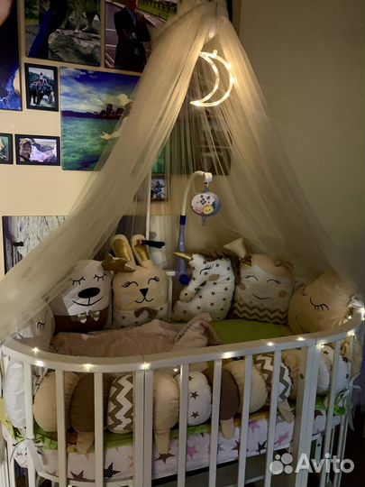 Детская кроватка трансформер 8 в 1