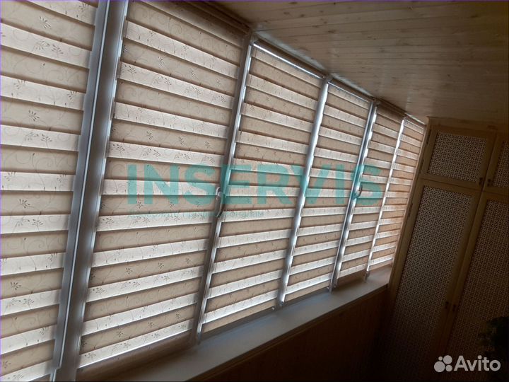 Рулонные шторы день -ночь