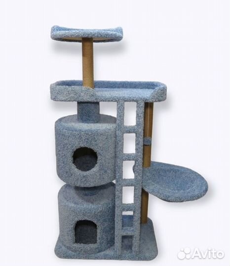 Игровой комплекс для крупных кошек с когтеточкой