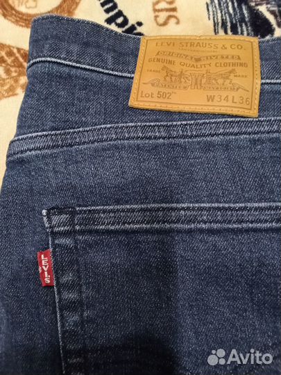 Джинсы мужские Levis 502 Taper 34/36