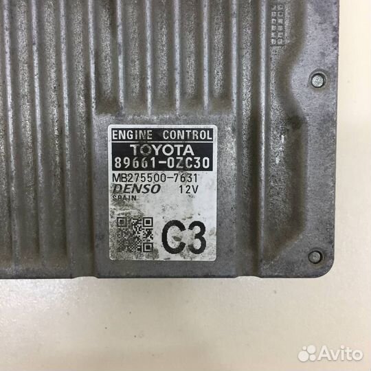 Блок управления двигателем Toyota Corolla