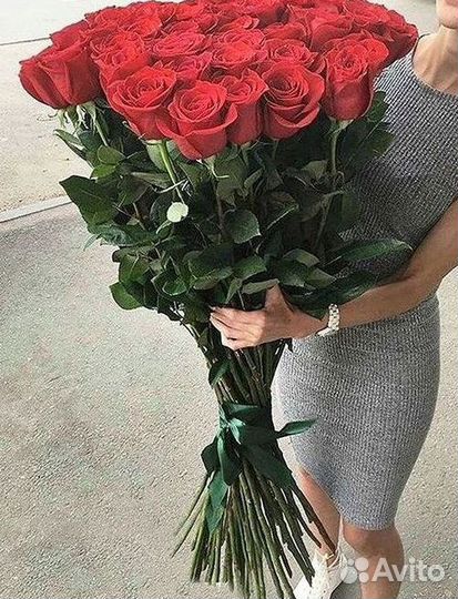 Высокие розы Букеты с доставкой