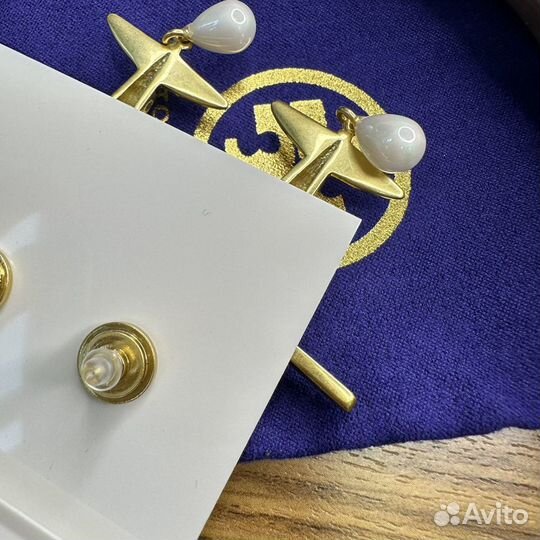 Серьги Tory Burch самолеты