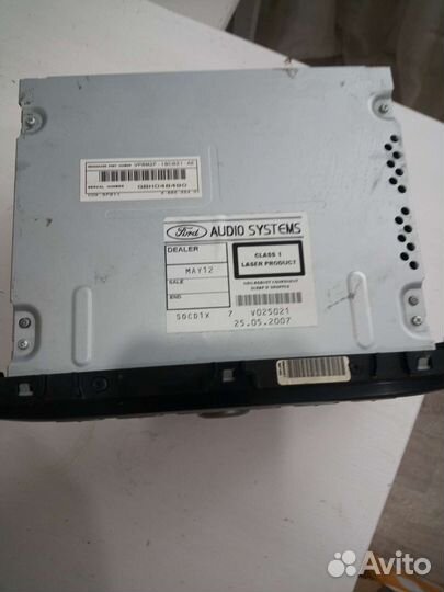 Автомагнитола sony ford focus, mondeo