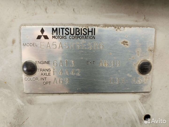 Капот Mitsubishi Outlander 2005-2009