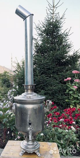 Чайник электрический, самовар угольный