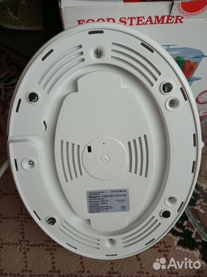 Пароварка новая supra FSS-207