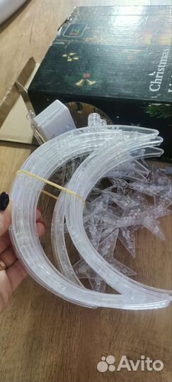 Гирлянда звезды луна