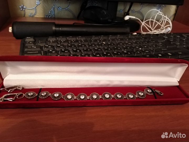 Гарнитур комплект из серебра