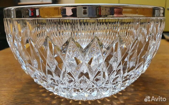 Хрустальная ваза чехия