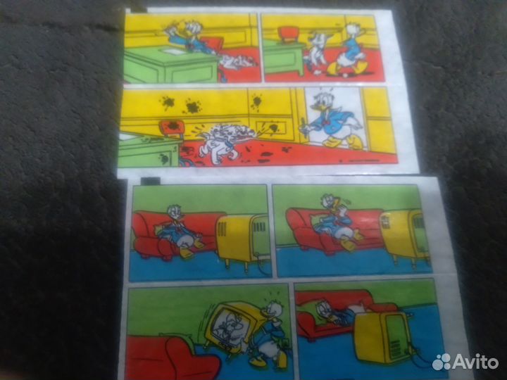 Вкладыши (несколько) от жвачек 90-е