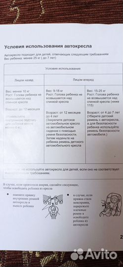 Детское автокресло